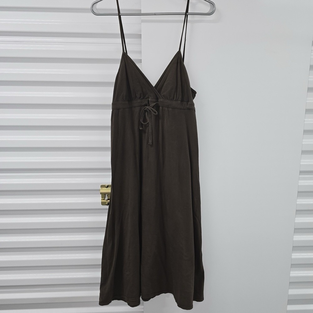 James Perse Womens Brown Maxi Dress Size 4 Spaghetti Strap Sleeveless